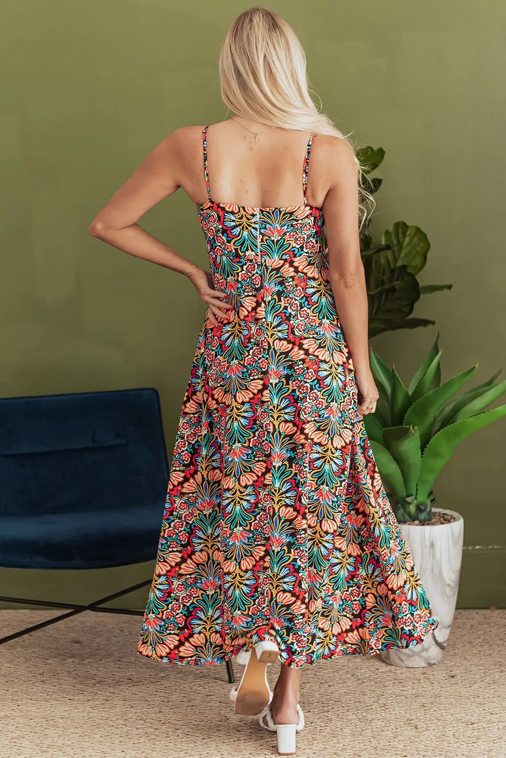Women's Maxi Dress Maxi Dress - Floral Summer Vacation - A-Line Bohemian