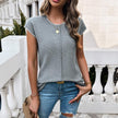 On-Trend Lightweight Short Sleeve Sweater