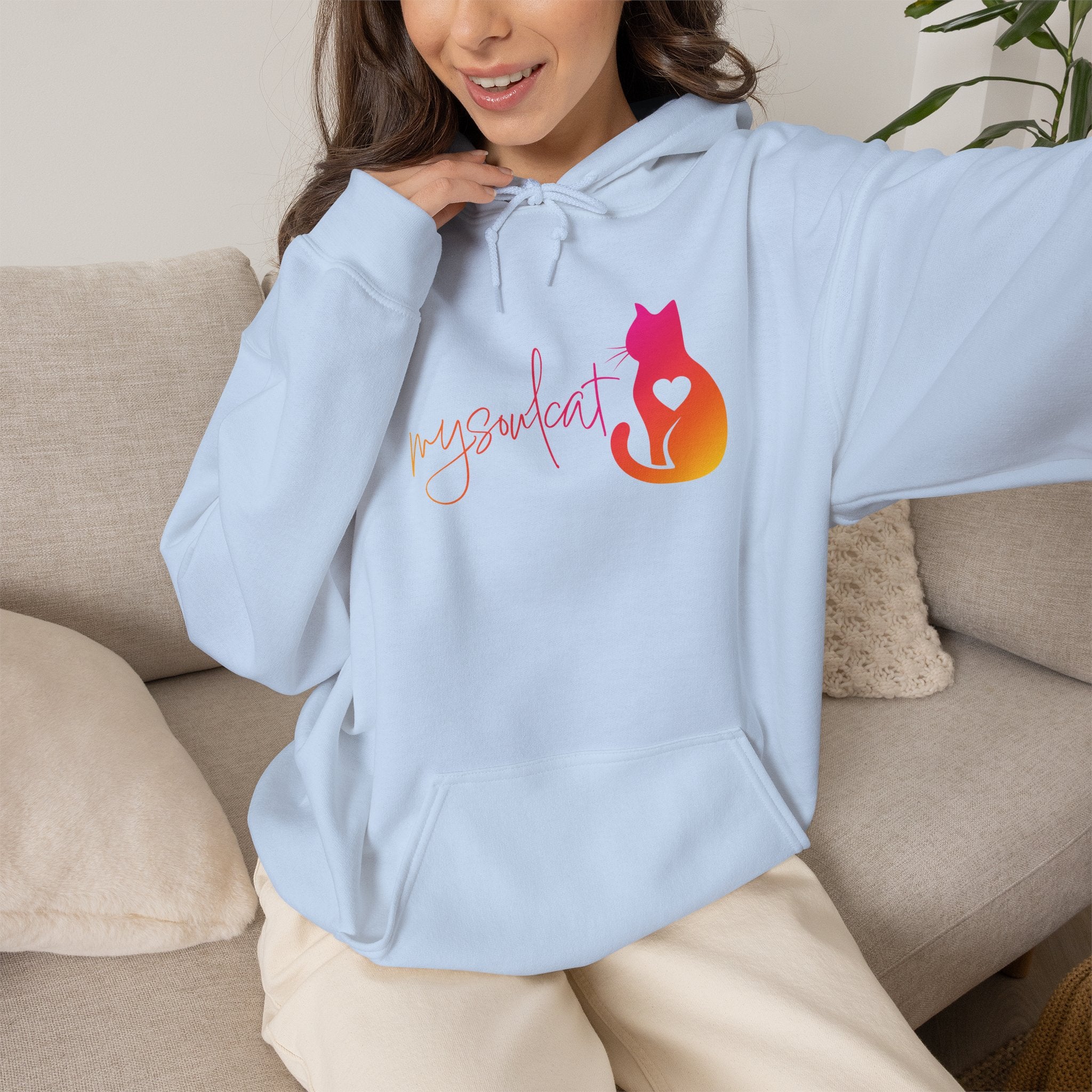 MySoulCat Cozy Unisex Pullover Hoodie — Sunset