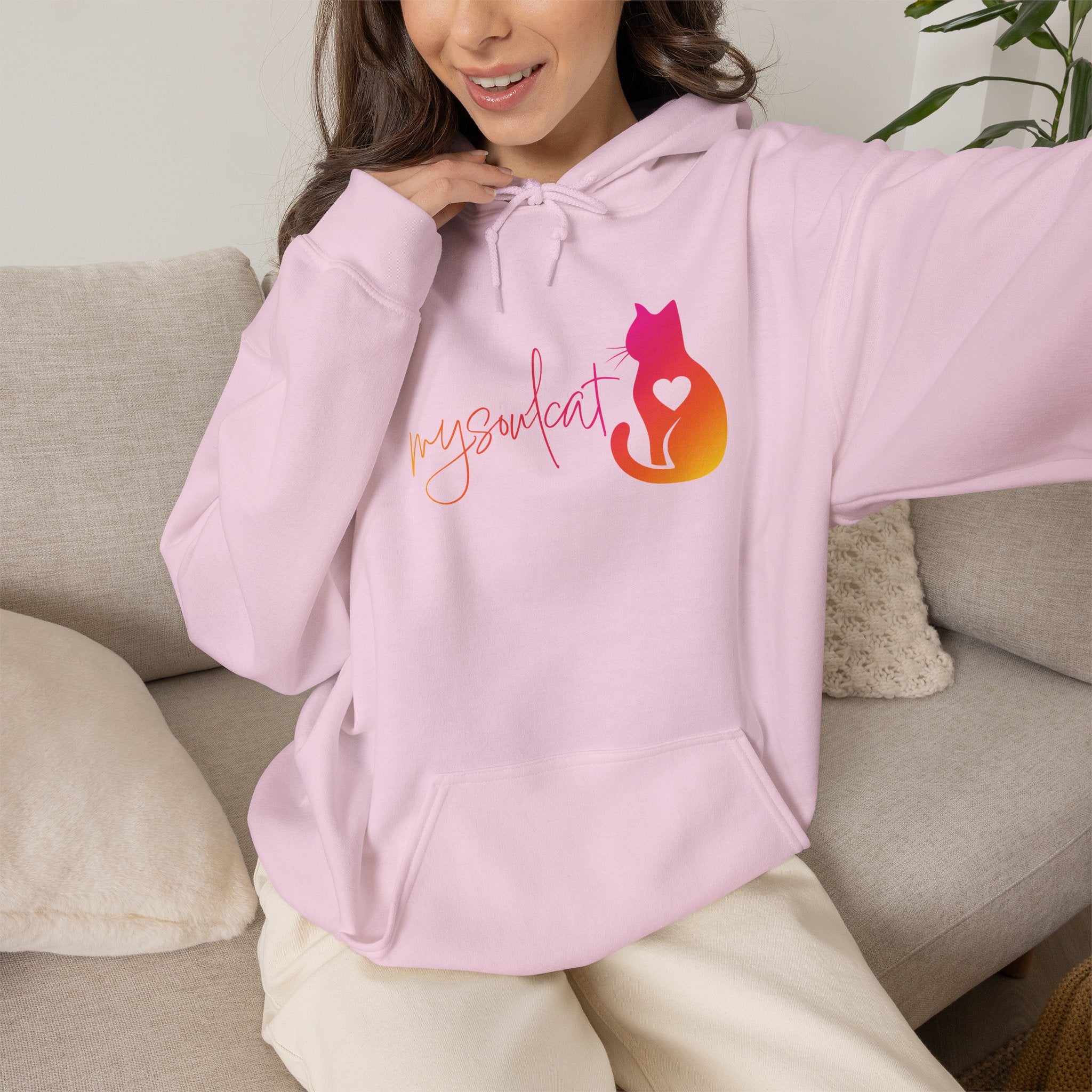 MySoulCat Cozy Unisex Pullover Hoodie — Sunset