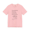 MySoulCat — “my peace, my joy, my love, my home... mysoulcat” Unisex Tee