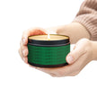 Eco-Friendly Green 'Joyful' Script Scented Tin Candle