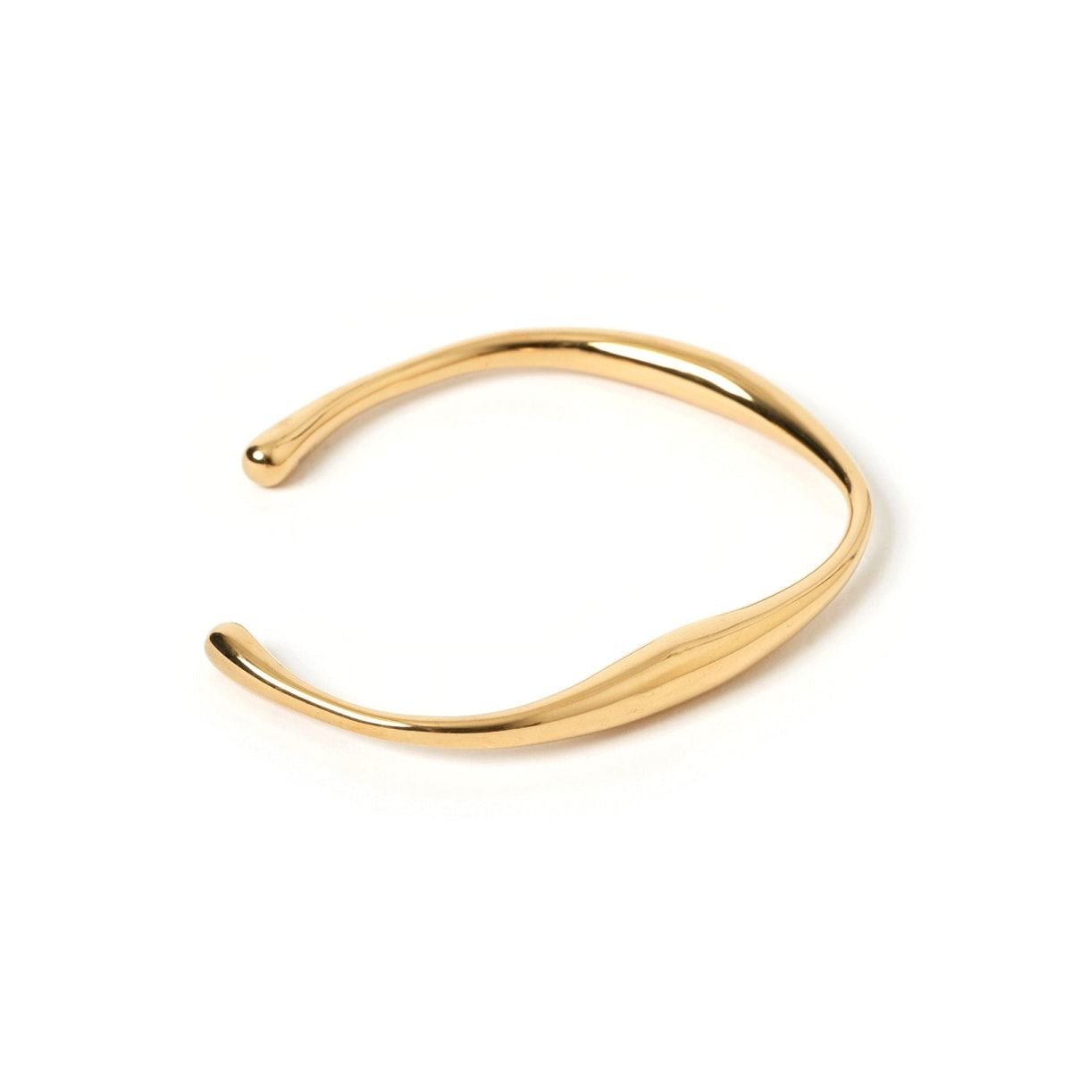 Dune textured gold bracelet