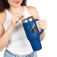 The Glam Cat stainless steel tumbler