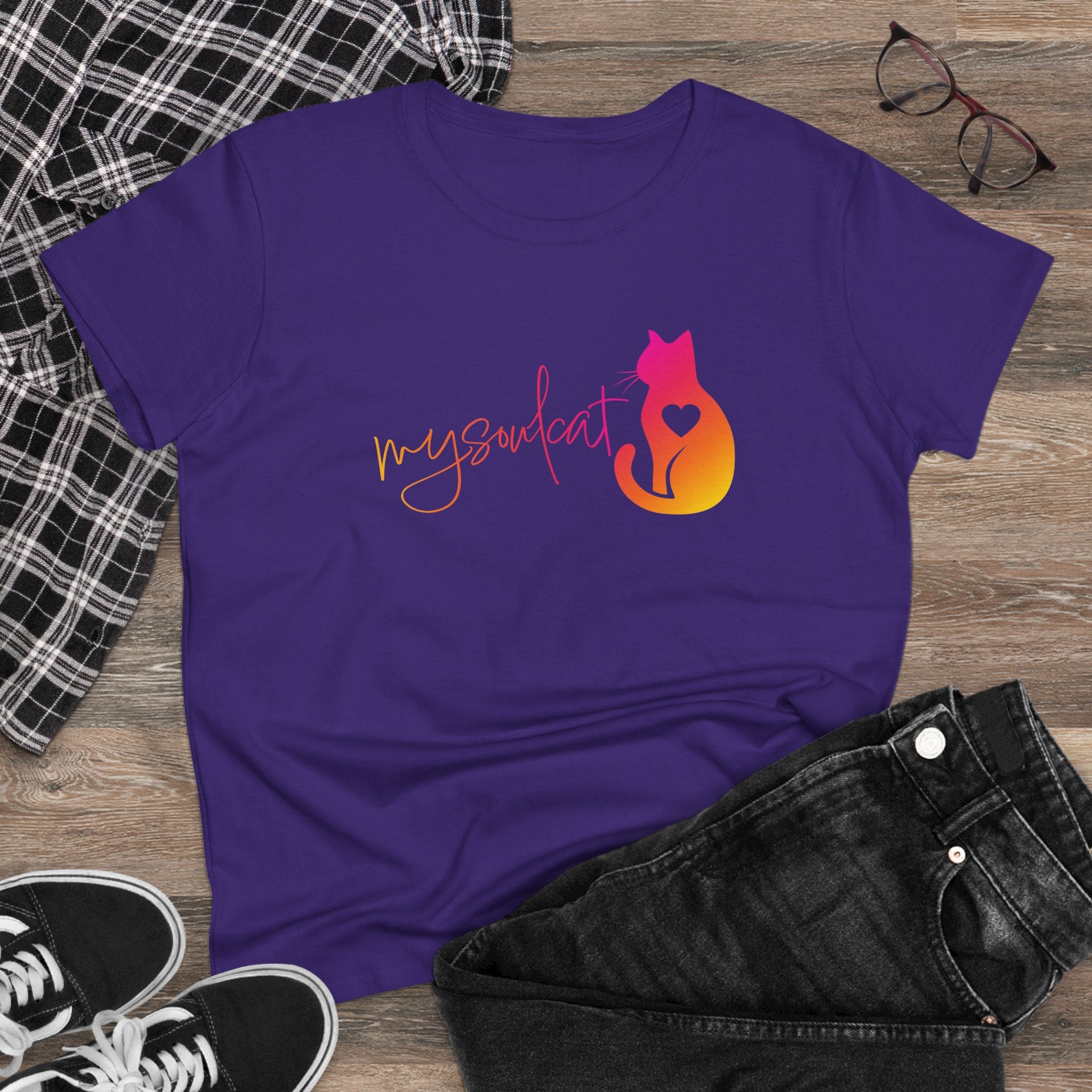 Mysoulcat Women's Short Sleeve Tee — Sunset