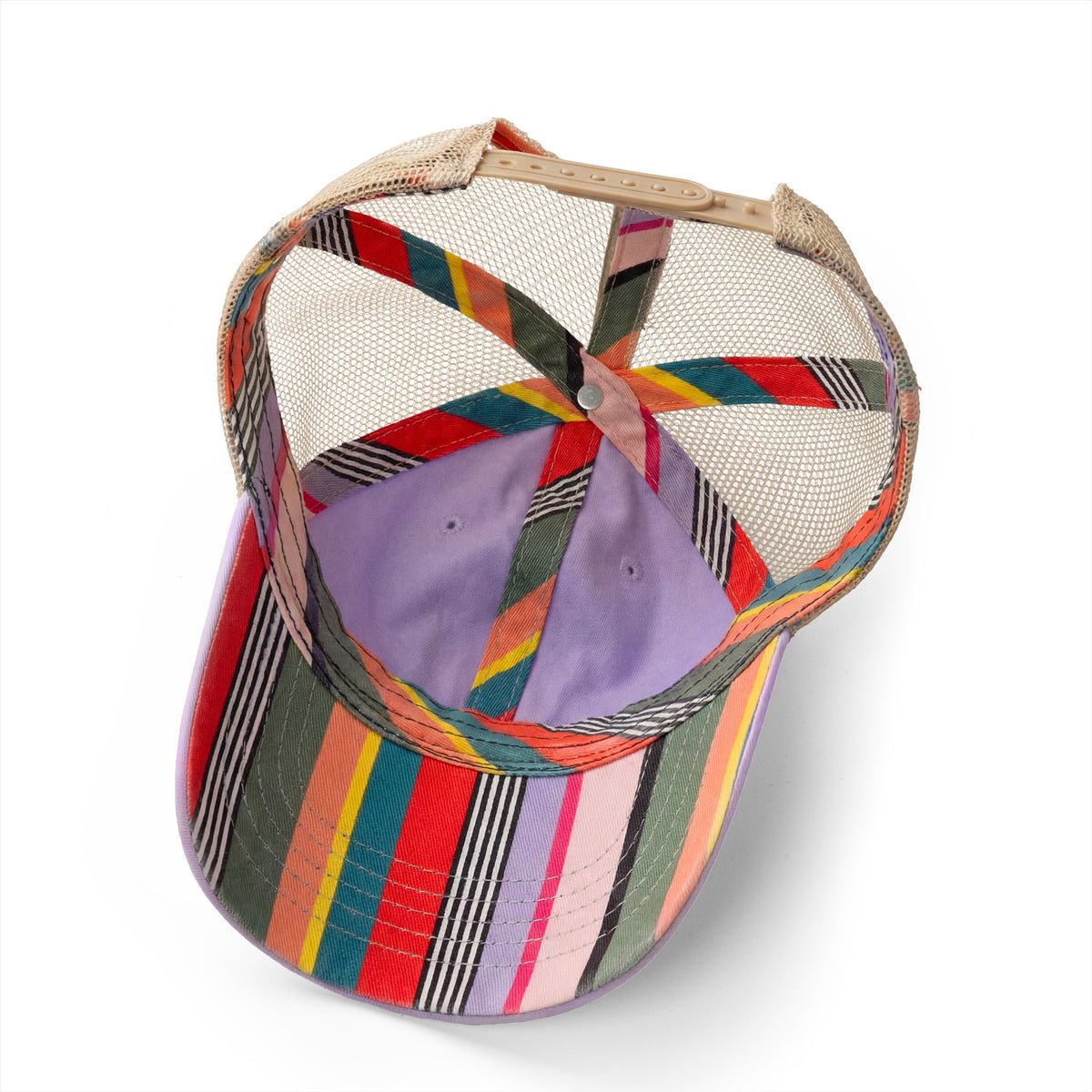 MySoulCat Washed Mesh-Back Cap — Sunset