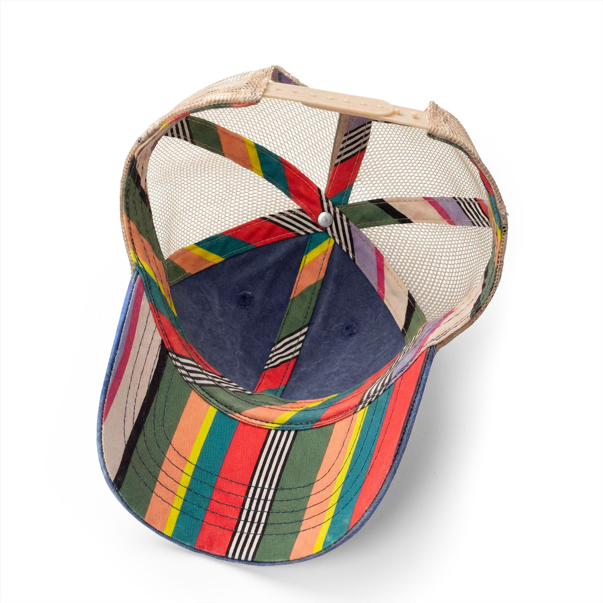 MySoulCat Washed Mesh-Back Cap — Sunset