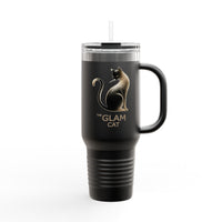 The Glam Cat stainless steel tumbler