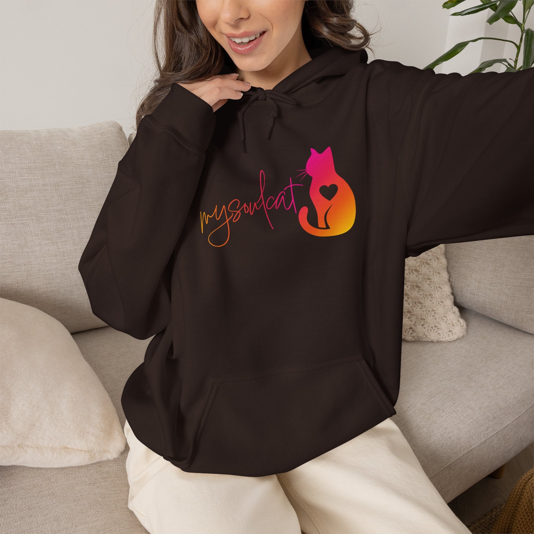 MySoulCat Cozy Unisex Pullover Hoodie — Sunset
