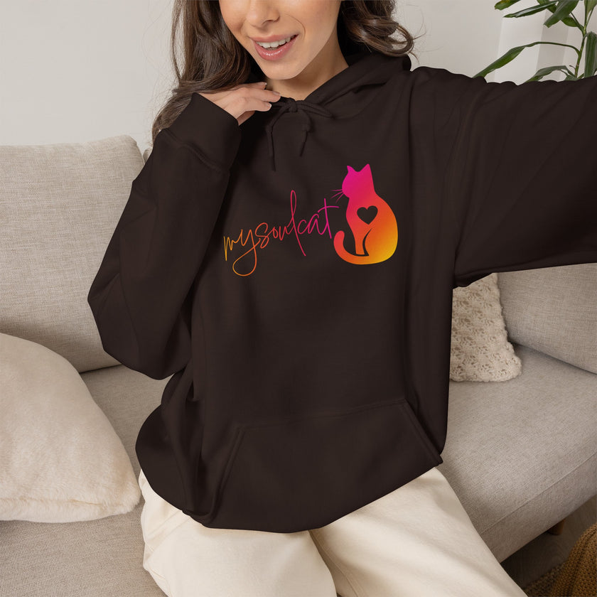 MySoulCat Cozy Unisex Pullover Hoodie — Sunset