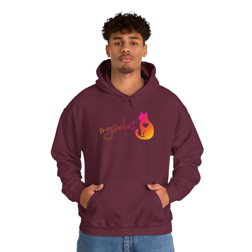 MySoulCat Cozy Unisex Pullover Hoodie — Sunset