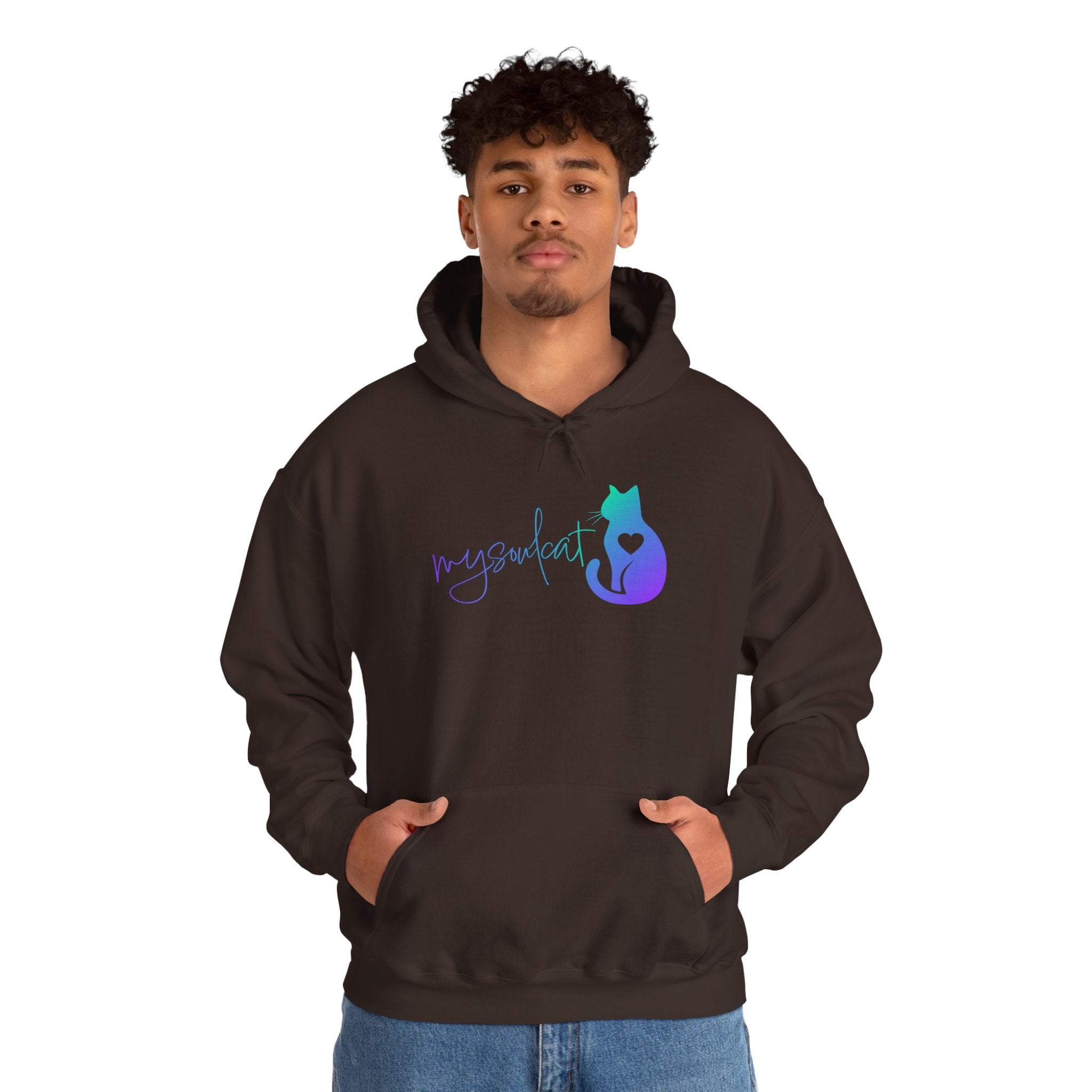 MySoulCat Cozy Unisex Pullover Hoodie — Aurora