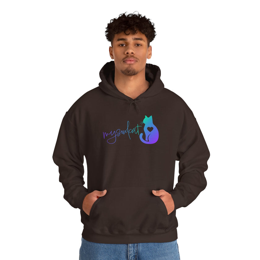 MySoulCat Cozy Unisex Pullover Hoodie — Aurora