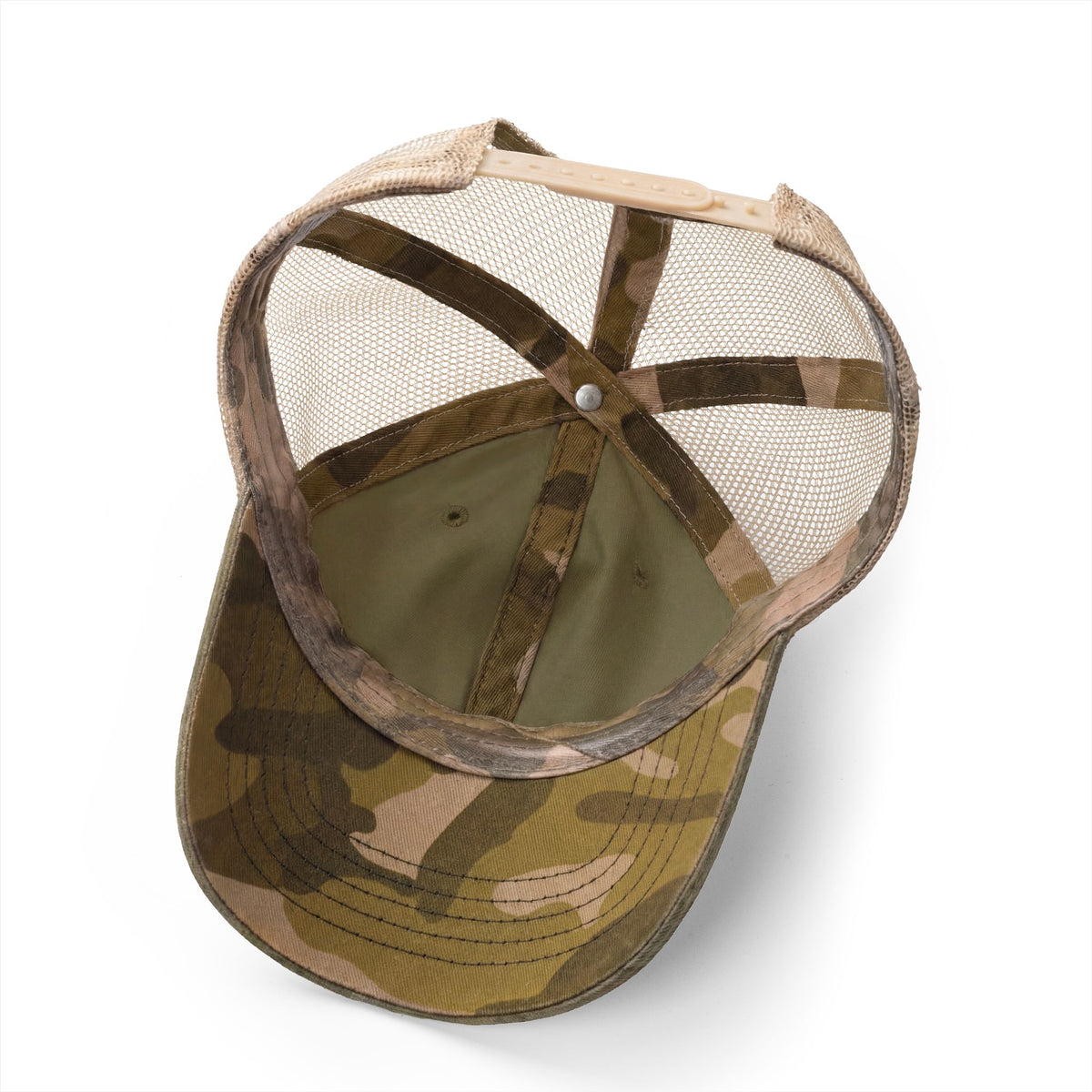 MySoulCat Washed Mesh-Back Cap — Sunset