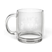 The Glam Cat Engraved Designer Glass Coffee Mug — 12.25 oz