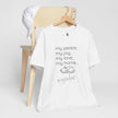 MySoulCat — “my peace, my joy, my love, my home... mysoulcat” Unisex Tee