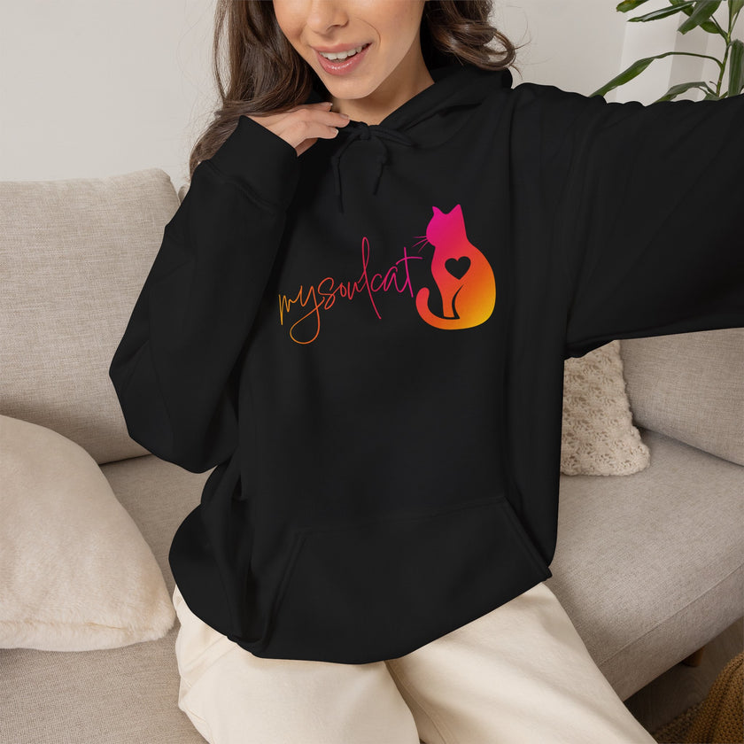 MySoulCat Cozy Unisex Pullover Hoodie — Sunset