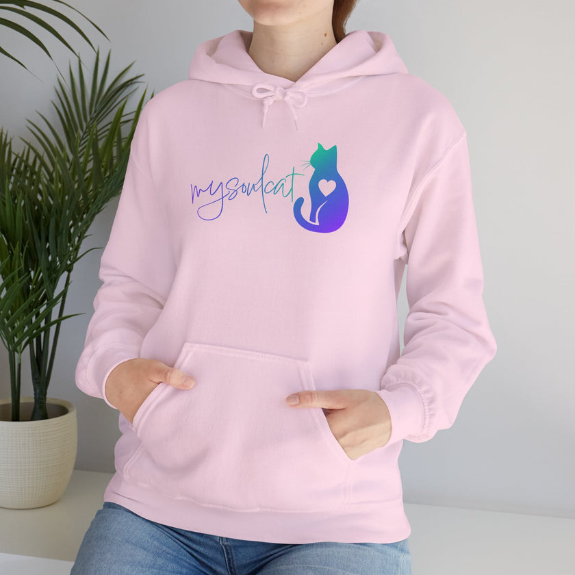 MySoulCat Cozy Unisex Pullover Hoodie — Aurora
