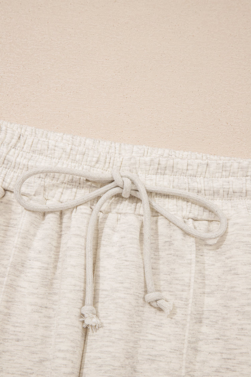 Sporty Polo & Drawstring Pant Set