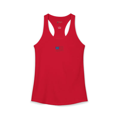 Coastal Americana Flag Women's Racerback Tank