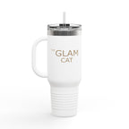 The Glam Cat stainless steel tumbler