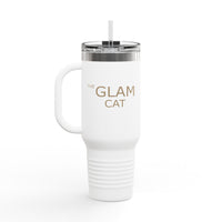 The Glam Cat stainless steel tumbler