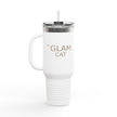 The Glam Cat Designer Stainless Steel Tumbler 40oz Insulated Travel Mug