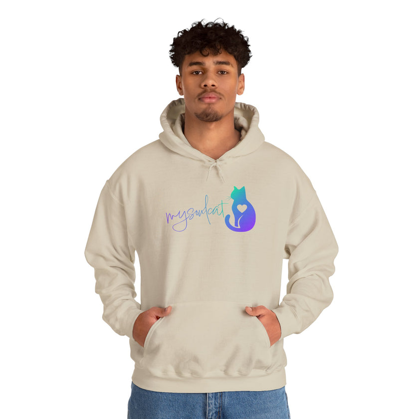 MySoulCat Cozy Unisex Pullover Hoodie — Aurora