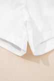 Easy Motion Ribbed High-Waist Athletic Shorts