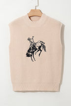 Bucking Bronco Mock Neck Sweater — The Glam Cat