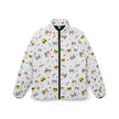 Cute Cat Pattern All-Over Print Puffer Jacket