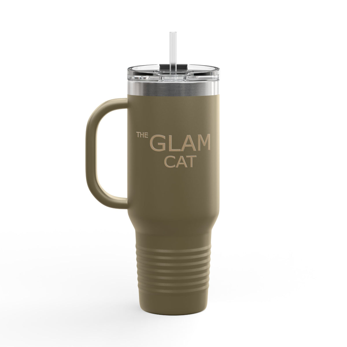 The Glam Cat stainless steel tumbler