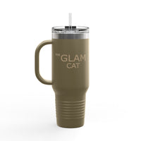 The Glam Cat stainless steel tumbler