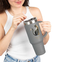 The Glam Cat stainless steel tumbler