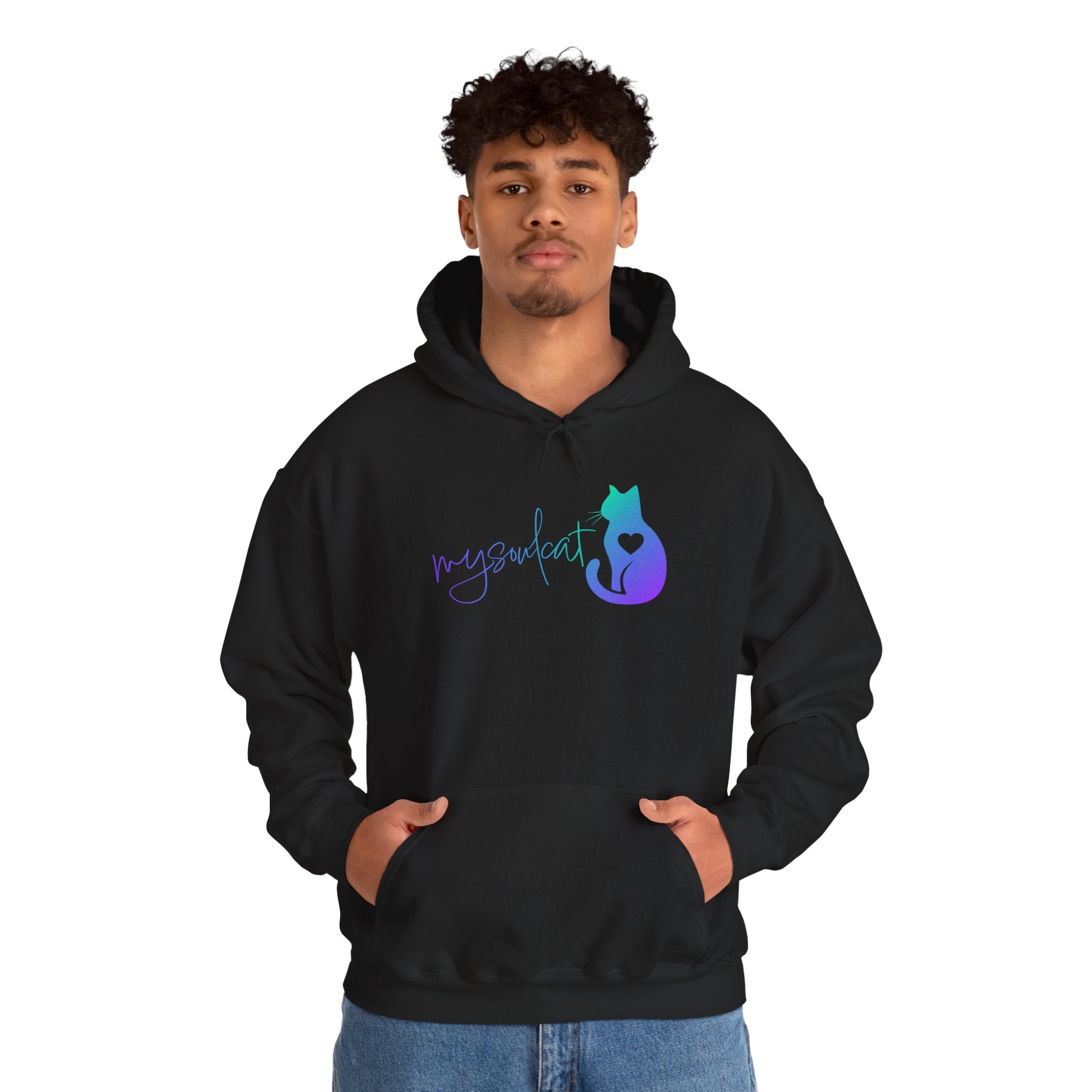 MySoulCat Cozy Unisex Pullover Hoodie — Aurora