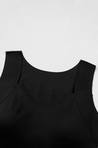 Sculpted Wide Strap Tank