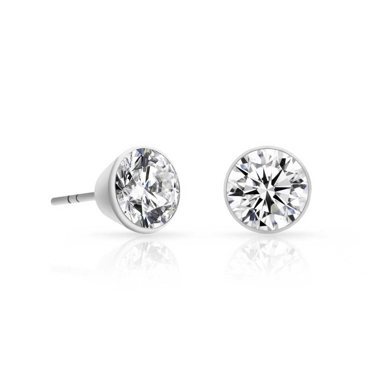 Gorgeous 2 ct Solitaire Stud Earrings ~ Perfect For Gift Giving