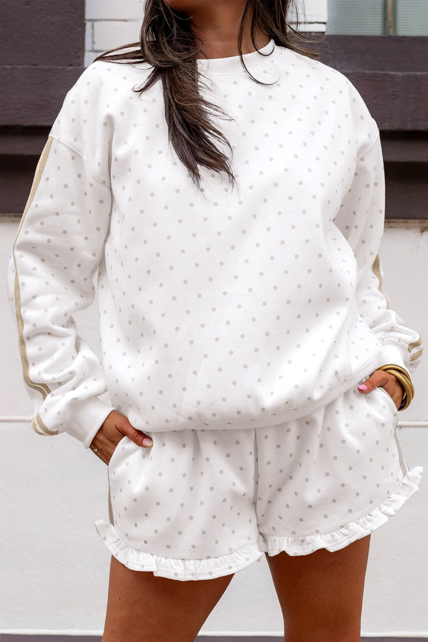 Playful Polka Dot & Side Stripe Set