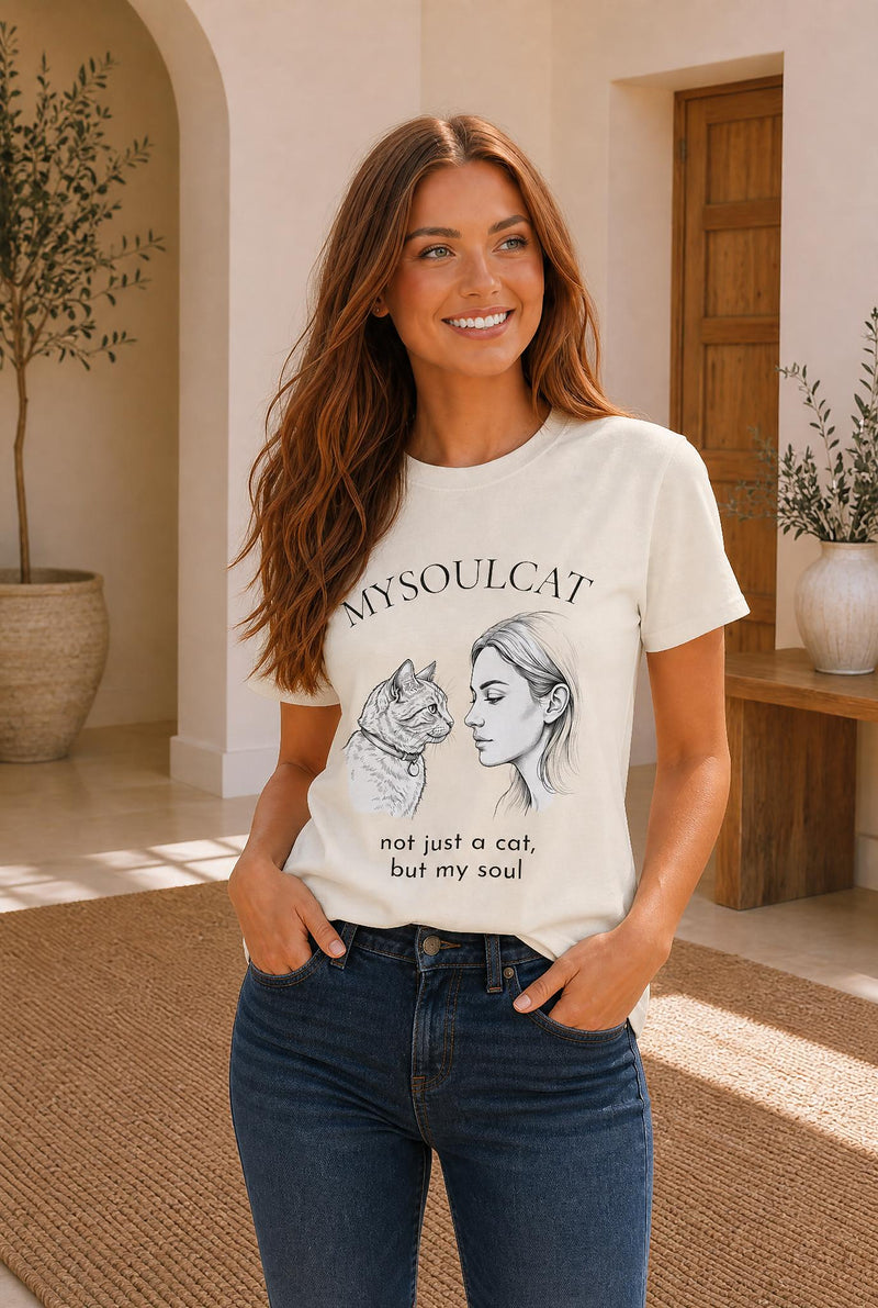 MySoulCat — "Not Just a Cat, But My Soul" Tee — The Glam Cat