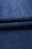 Denim Patch Pocket Wide Leg Jeans