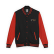 The Glam Cat Embroidered Vintage Varsity Bomber Jacket