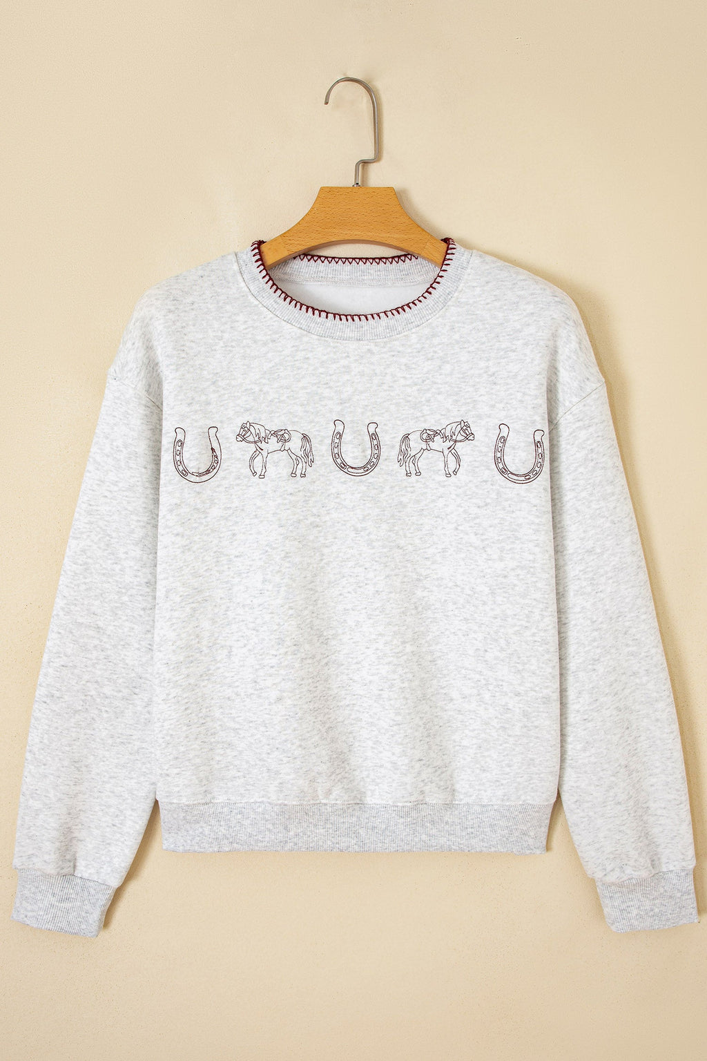 Western Embroidered Graphic Sweatshirt — product view 3