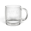 The Glam Cat Engraved Designer Glass Coffee Mug — 12.25 oz