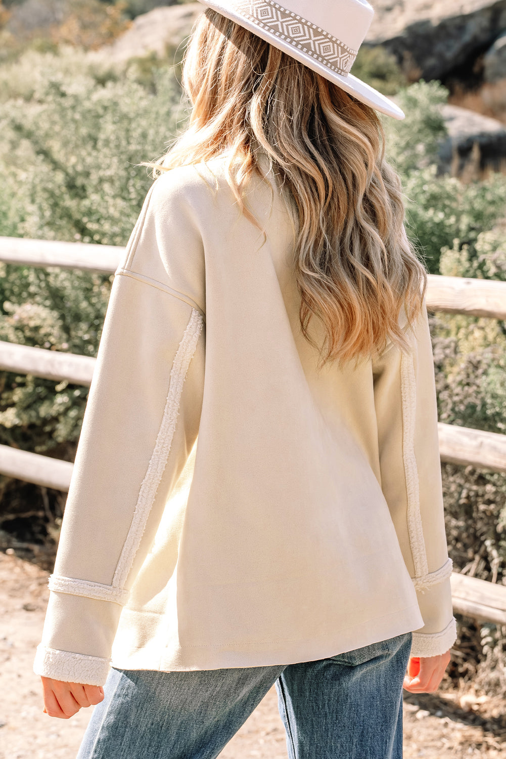 Luxurious Suede Sherpa Lined Jacket