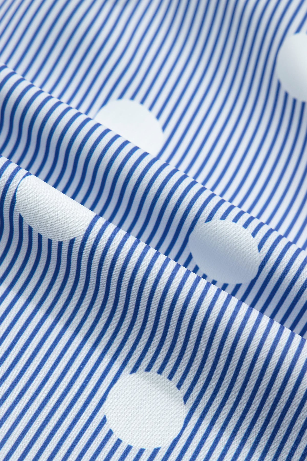Polka dot high-waist shorts with shirred elastic waistband