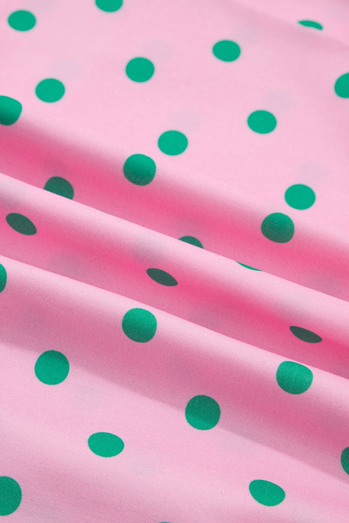 Polka Dot V-Neck Tiered Mini Dress
