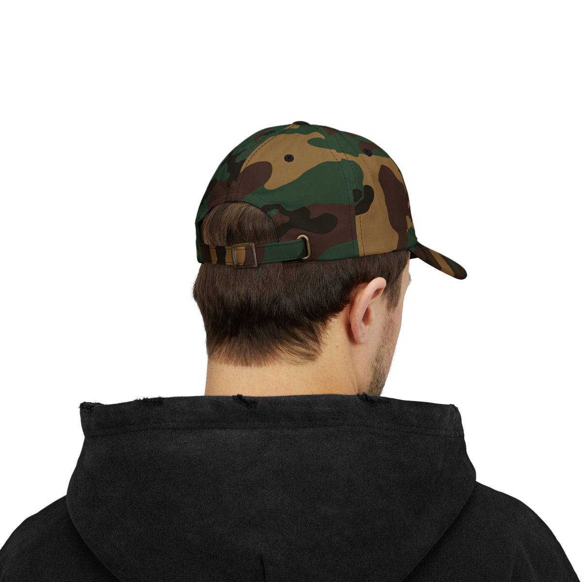 Refined Americana Embroidered Flag Cap