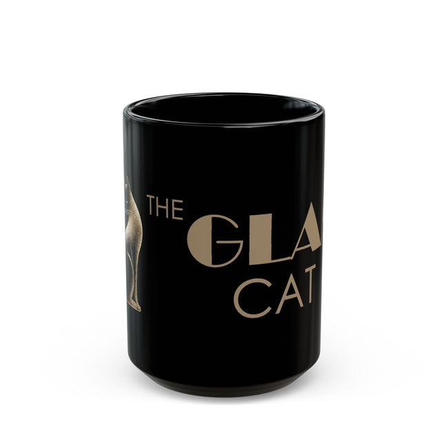 The Glam Cat Designer Black Signature Ceramic Mug – 11oz & 15oz