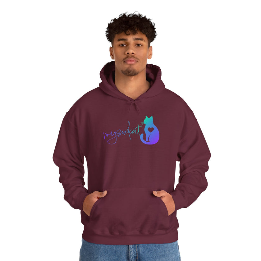 MySoulCat Cozy Unisex Pullover Hoodie — Aurora