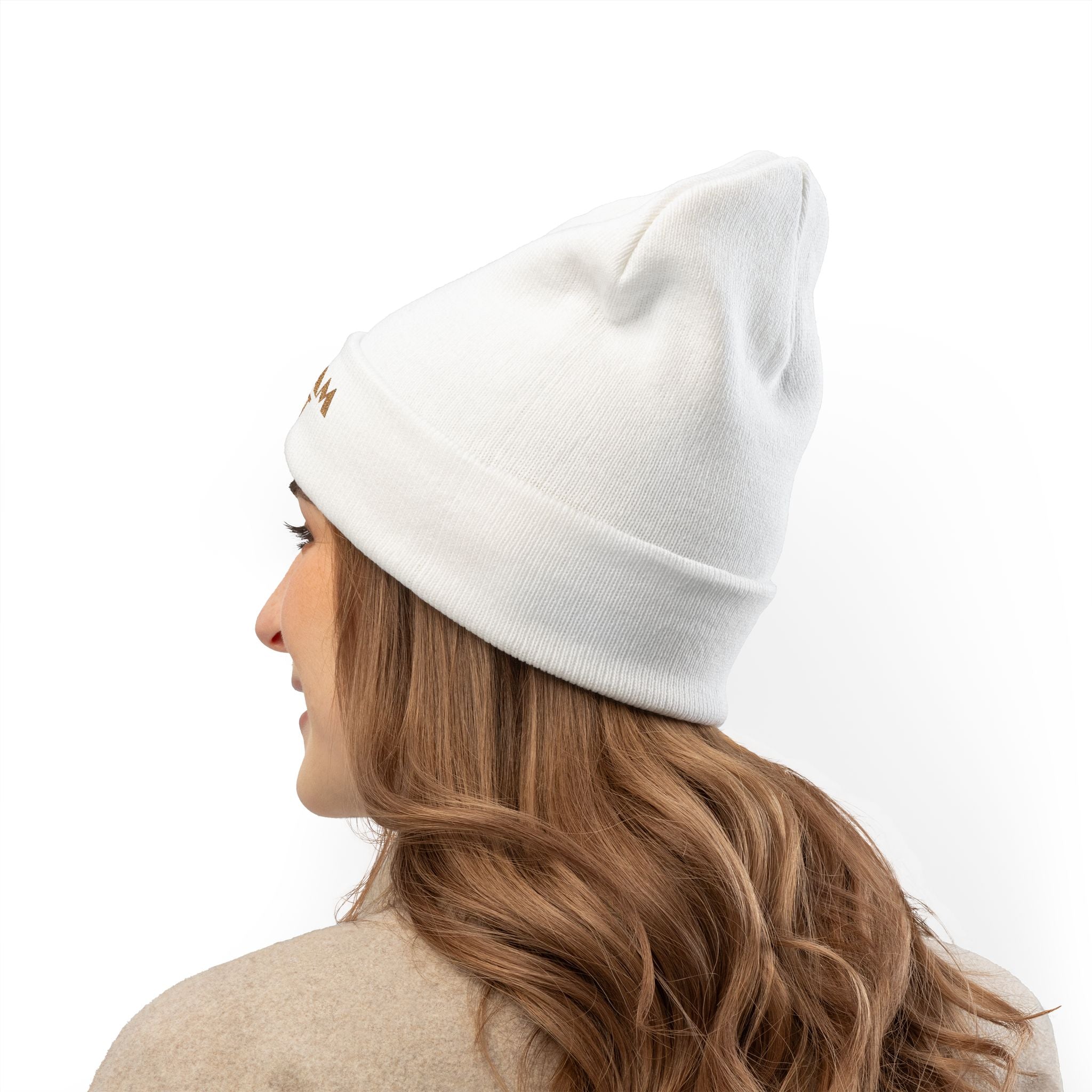The Glam Cat Designer Embroidered Luxe Beanie